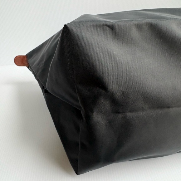 LONGCHAMP LE PLIAGE TOTE BAG LARGE - Charcoal Matte Finish Nylon /Leather EUC - Picture 13 of 17
